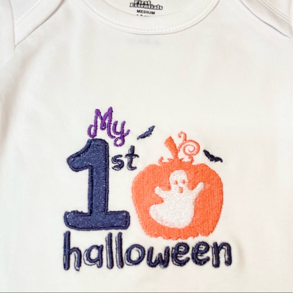 NWT Baby Bodysuit MY FIRST HALLOWEEN super soft cotton